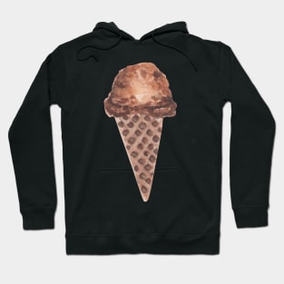 Chocolate ice cream cone Hoodie